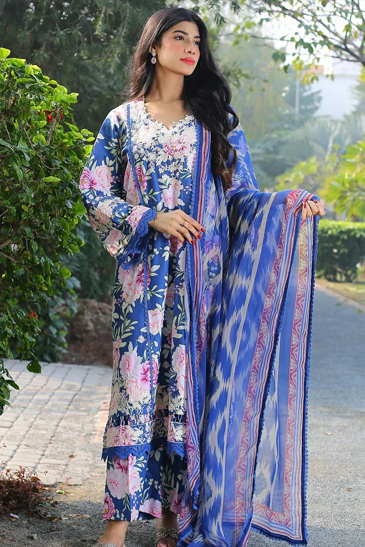 Picture of Zyna - Lawn Collection - 03 Verya - Unstitched - Available at Raja Sahib
