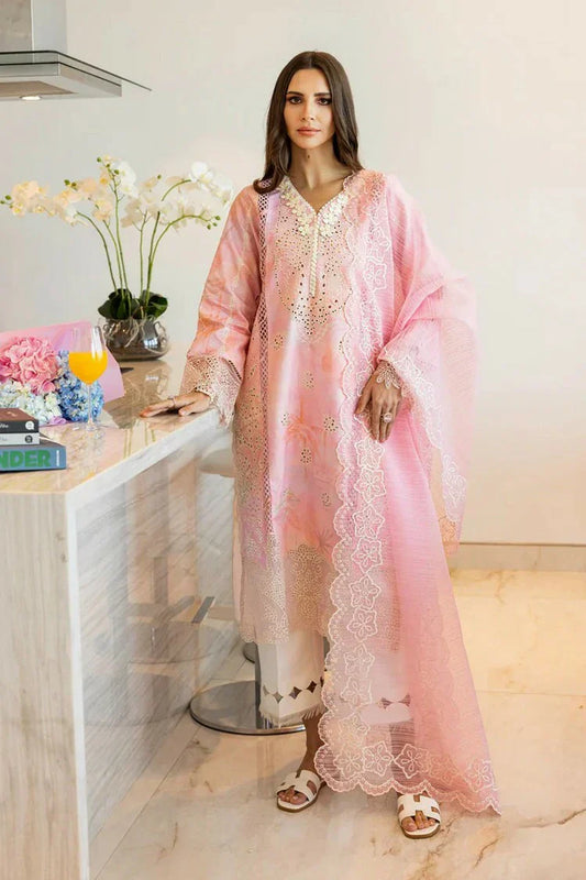 Picture of Rang Rasiya - Carnation Embroidered Lawn Collection - 11 Freesia - Unstitched - Available at Raja Sahib