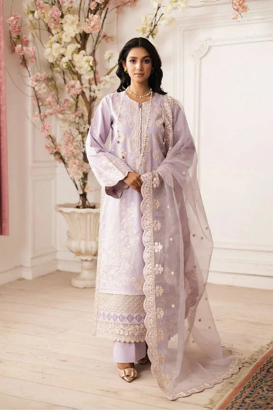 Picture of Maryum N Maria - Mira Luxury Lawn Collection - BARAN-FS50097 - Unstitched - Available at Raja Sahib