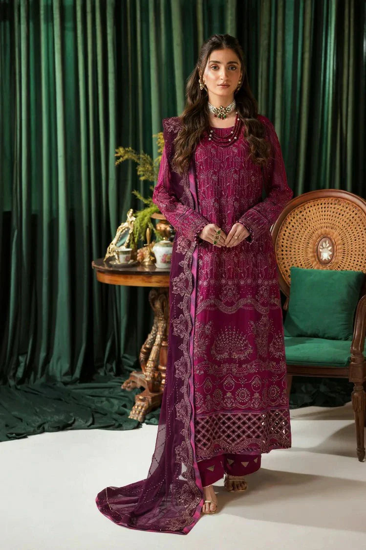 Picture of House of Nawab - Gulmira Luxury Chiffon Collection - 01 IBRAH - Unstitched - Available at Raja Sahib