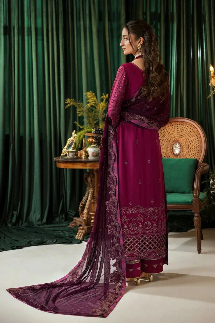 Picture of House of Nawab - Gulmira Luxury Chiffon Collection - 01 IBRAH - Unstitched - Available at Raja Sahib