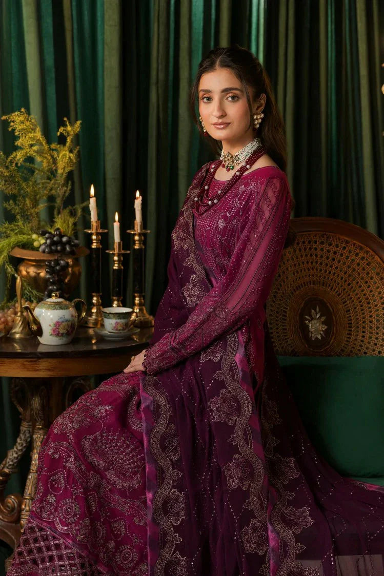 Picture of House of Nawab - Gulmira Luxury Chiffon Collection - 01 IBRAH - Unstitched - Available at Raja Sahib