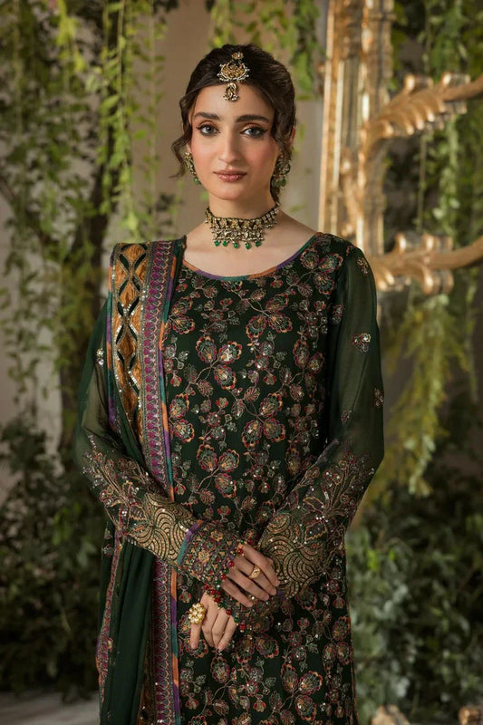Picture of House of Nawab - Gulmira Luxury Chiffon Collection - 02 FAIQAH - Unstitched - Available at Raja Sahib