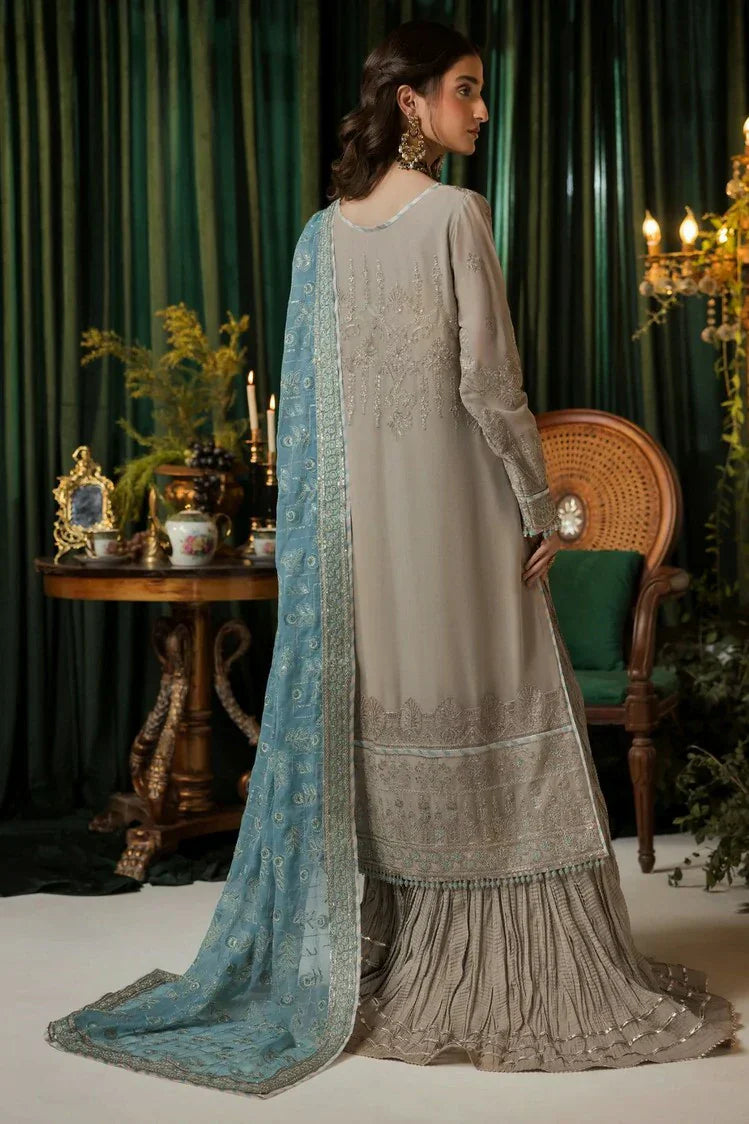 Picture of House of Nawab - Gulmira Luxury Chiffon Collection - 08 EBNAAH - Unstitched - Available at Raja Sahib