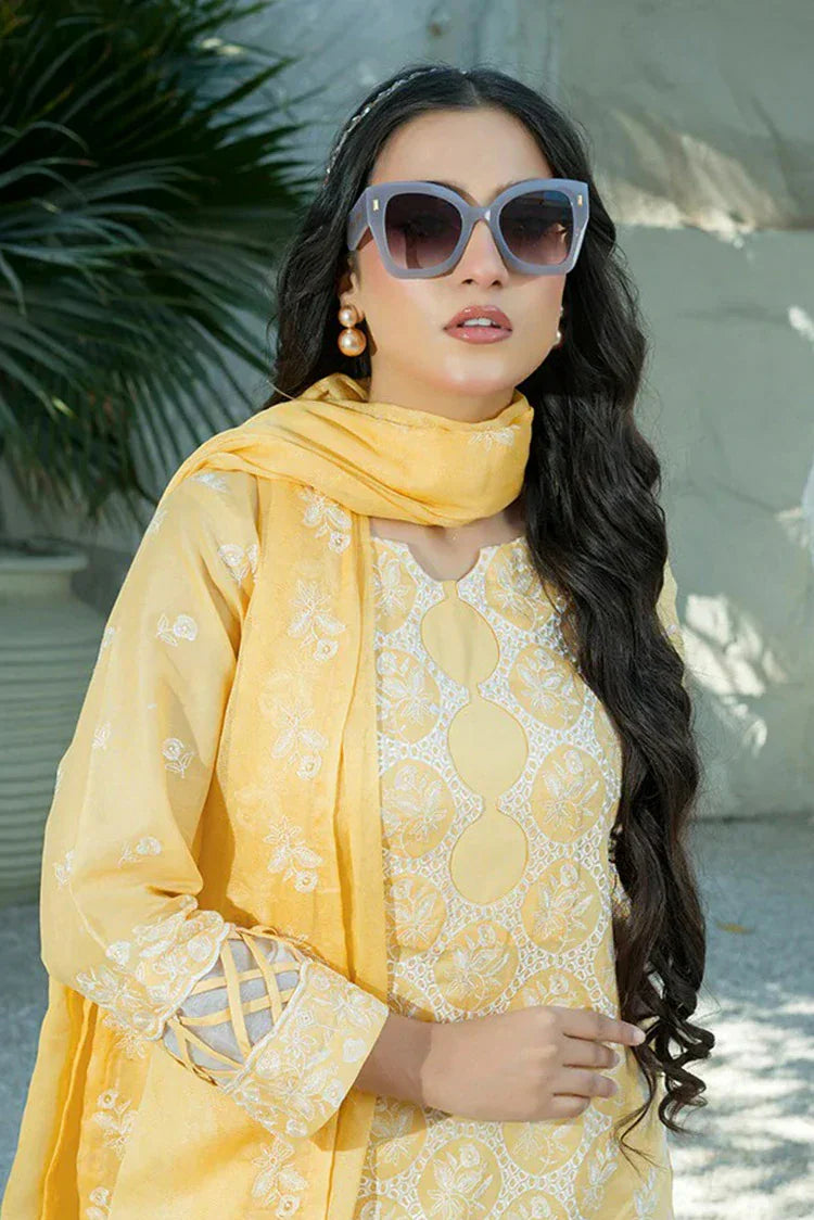 Picture of Banafsheh - Chikankari Luxury Embroidered Lawn Collection - BN-302 - Unstitched - Available at Raja Sahib