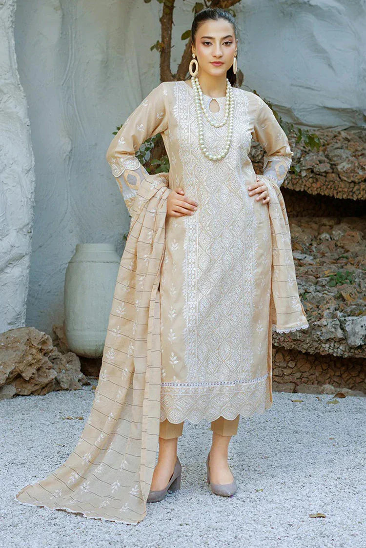 Picture of Banafsheh - Chikankari Luxury Embroidered Lawn Collection - BN-303 - Unstitched - Available at Raja Sahib