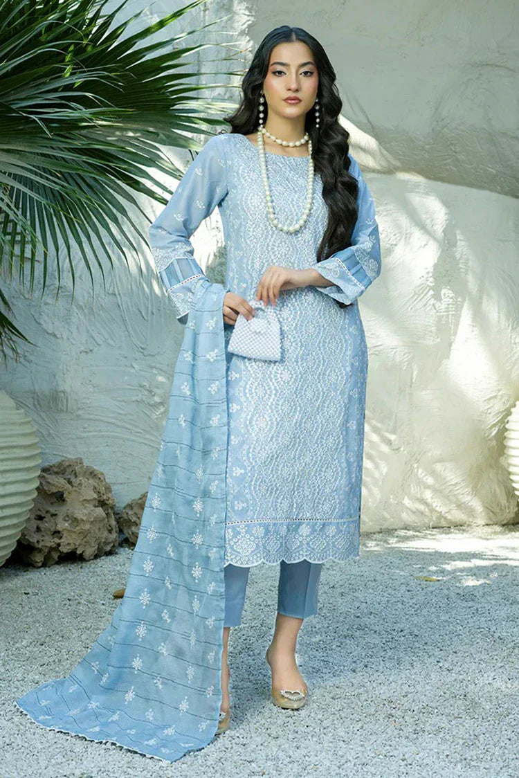 Picture of Banafsheh - Chikankari Luxury Embroidered Lawn Collection - BN-304 - Unstitched - Available at Raja Sahib