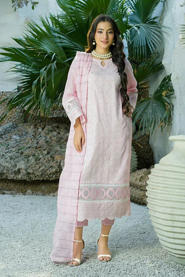 Picture of Banafsheh - Chikankari Luxury Embroidered Lawn Collection - BN-306 - Unstitched - Available at Raja Sahib