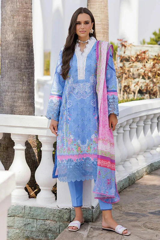 Picture of Rajbari - Floral Symphony Lawn Collection - Design 02 - Unstitched - Available at Raja Sahib