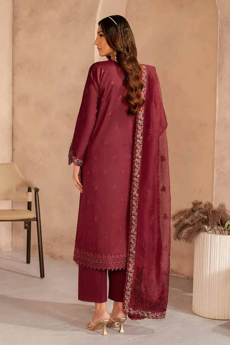 Picture of Zarif - Chikankari Lawn Collection - UNST-LWN-02 SAYAH - Unstitched - Available at Raja Sahib