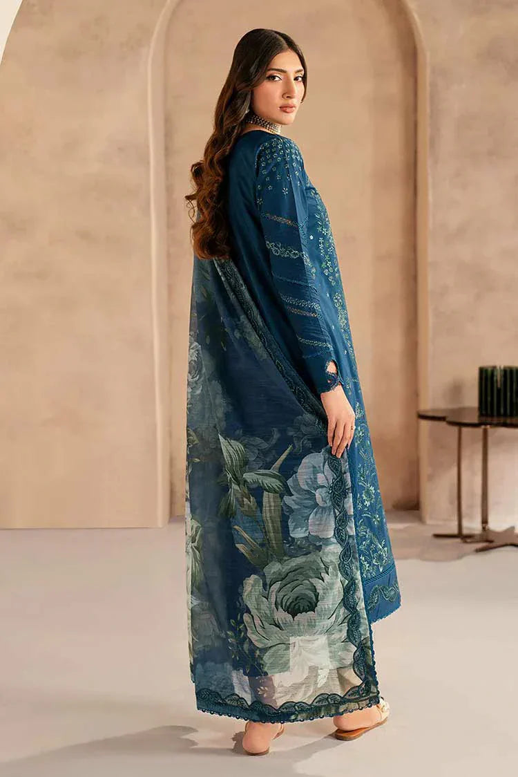 Picture of Zarif - Chikankari Lawn Collection - UNST-LWN-03 MEHMER - Unstitched - Available at Raja Sahib