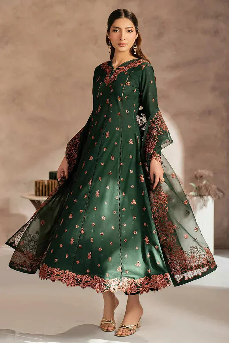 Picture of Zarif - Chikankari Lawn Collection - UNST-LWN-04 SIRAAN - Unstitched - Available at Raja Sahib