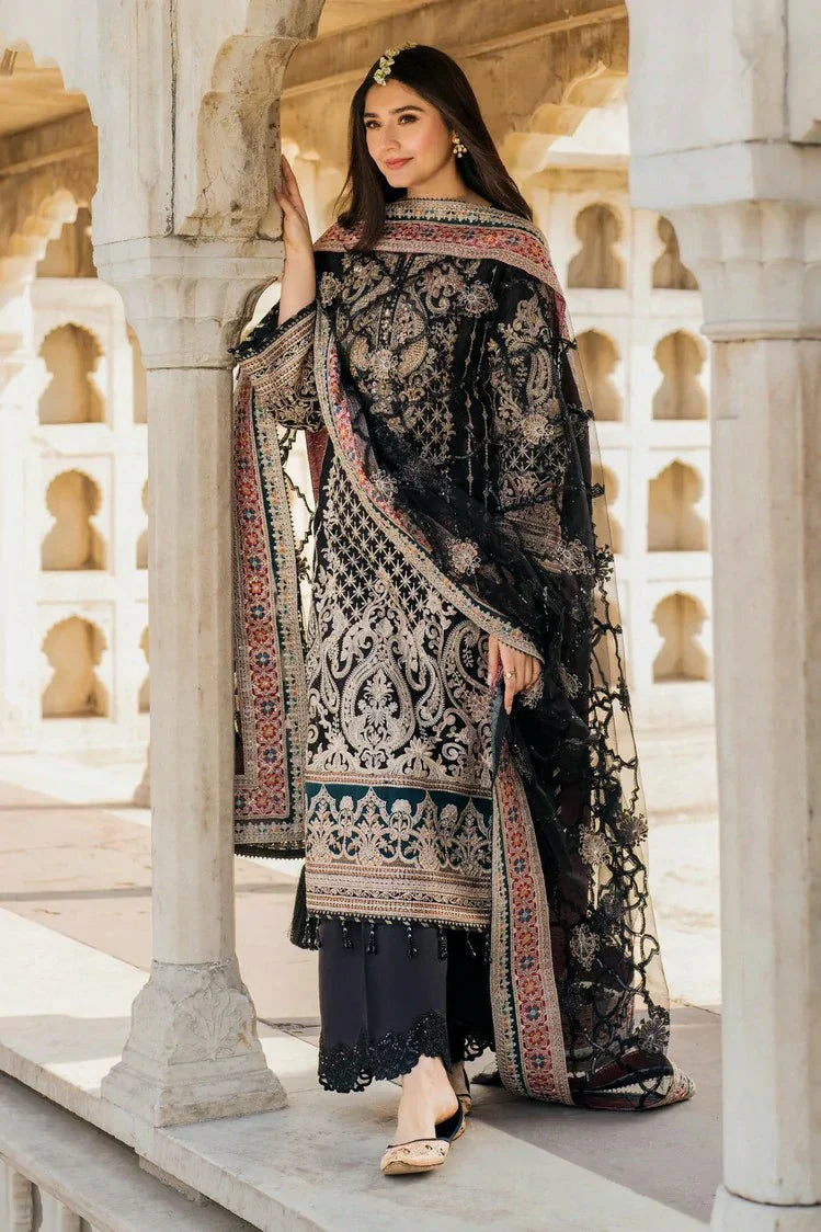 Picture of Imrozia - Meeras Luxury Eid Collection - I-222 AQIQ - Unstitched - Available at Raja Sahib