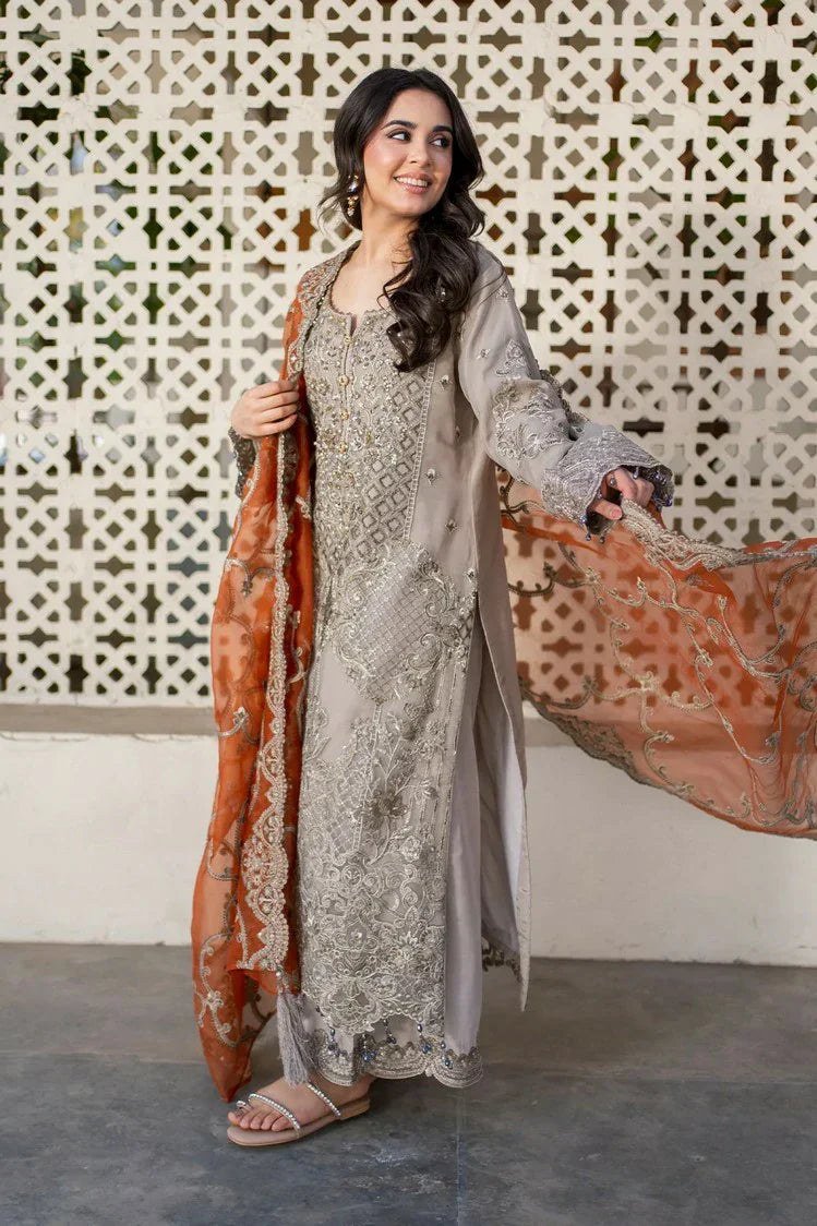 Picture of Imrozia - Meeras Luxury Eid Collection - I-227 MISR - Unstitched - Available at Raja Sahib
