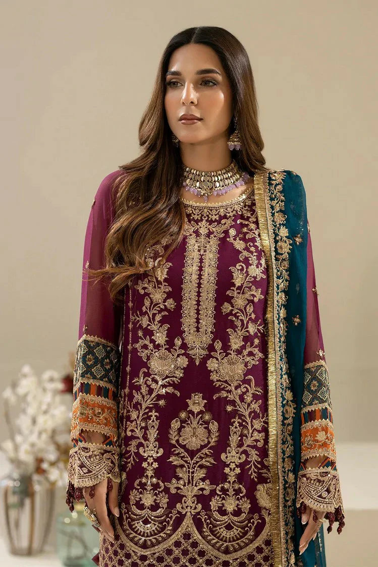 Picture of Imrozia - Nisha Eid Luxury Chiffon Edit - M-84 ZEHAK - Unstitched - Available at Raja Sahib