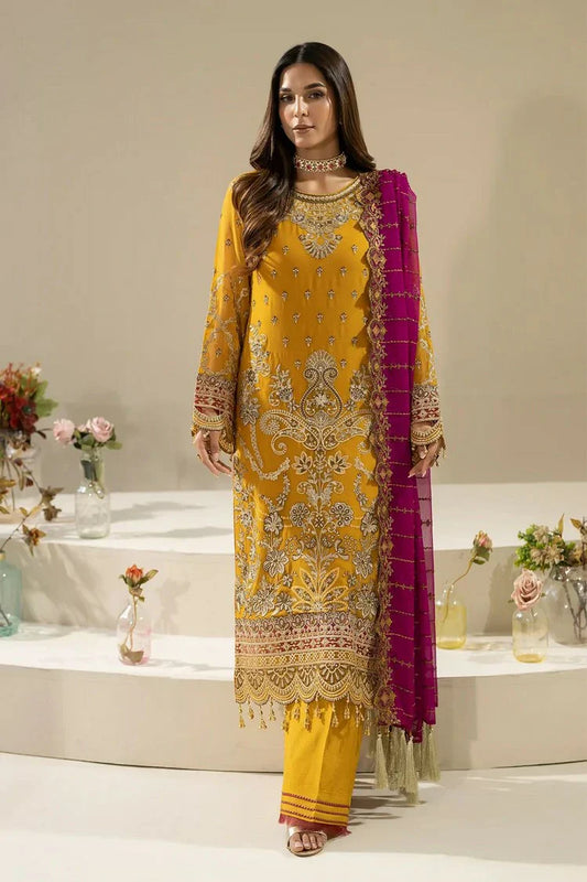 Picture of Imrozia - Nisha Eid Luxury Chiffon Edit - M-86 ZOHAL - Unstitched - Available at Raja Sahib