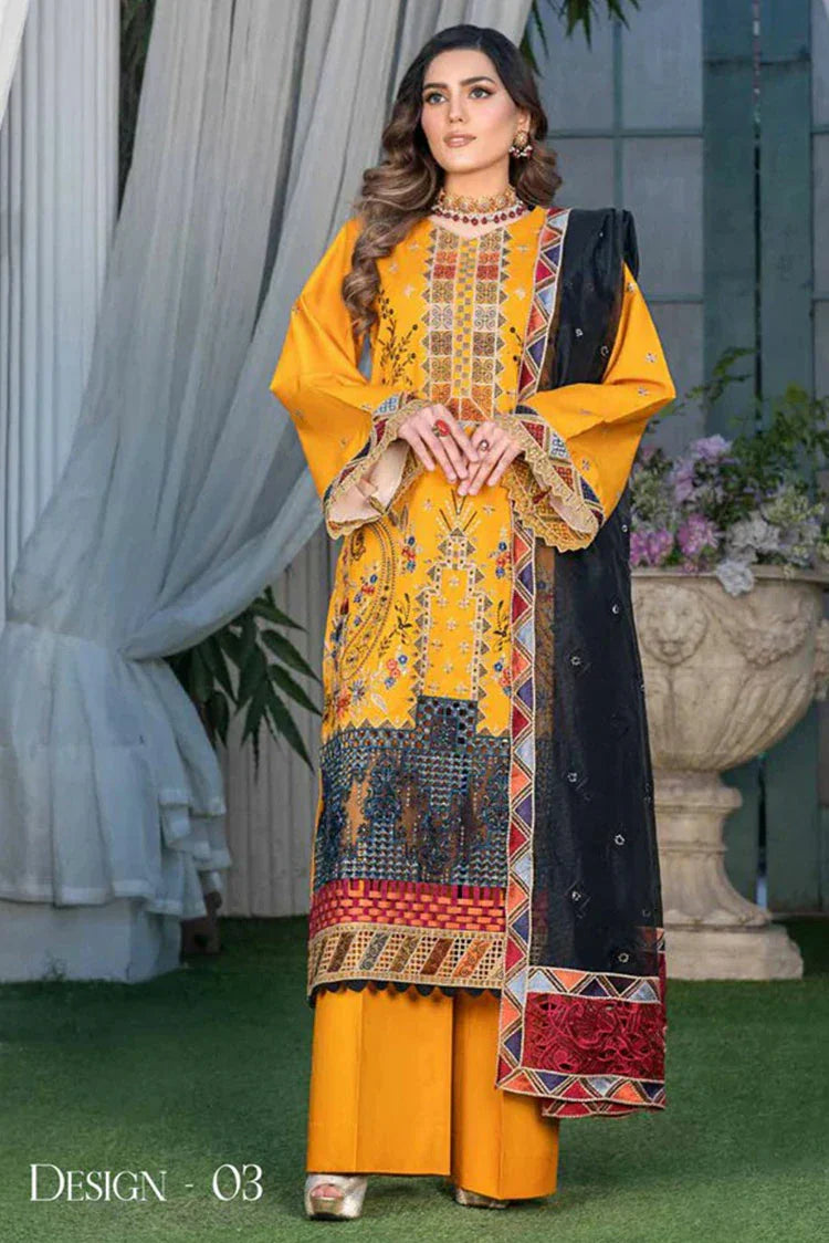 Picture of Janique - Eid Lawn Collection Vol 8 - Design 04 - Unstitched - Available at Raja Sahib