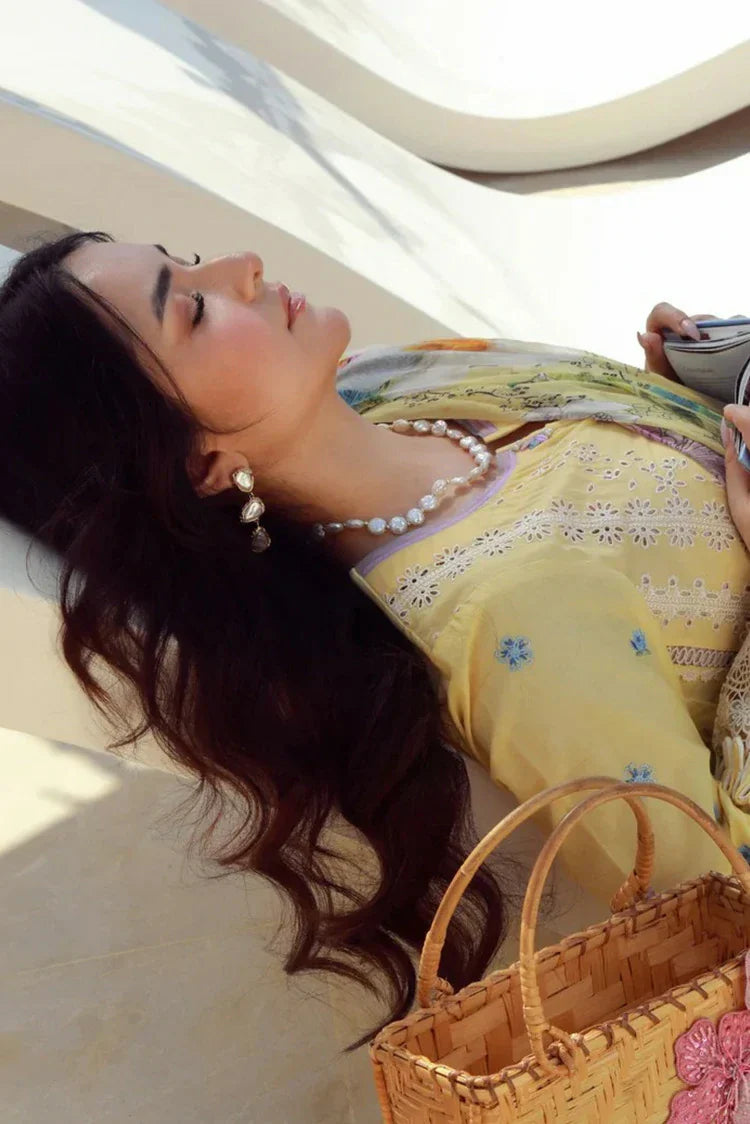 Picture of Gulmina - Luxury Lawn Collection - 02 Daffodils - Unstitched - Available at Raja Sahib