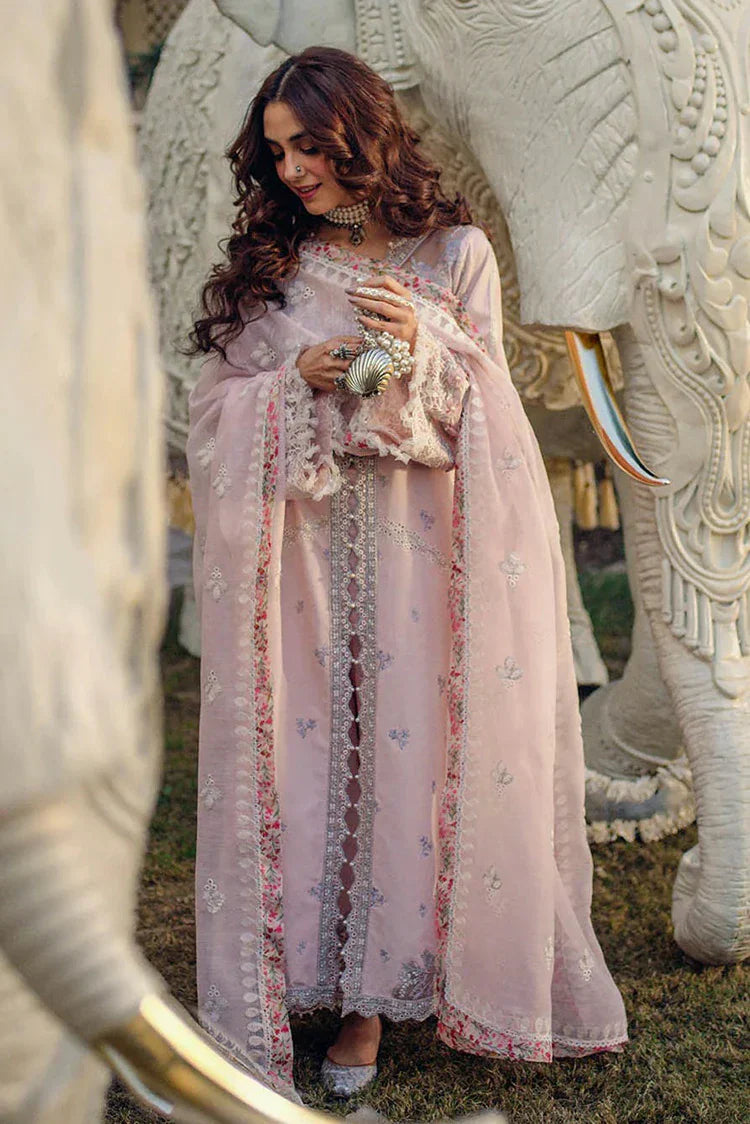 Picture of Hijab Omer - Sajna Luxury Festive Lawn Collection - 07 Daisy - Unstitched - Available at Raja Sahib