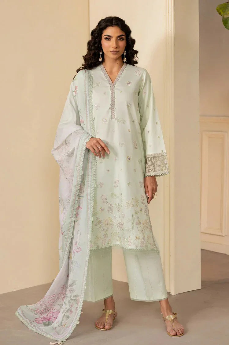 Picture of Seran - Nayaab Eid Lawn Collection - 01 ABEER - Unstitched - Available at Raja Sahib