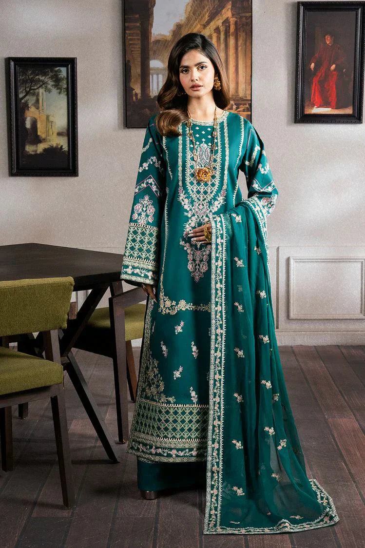 Picture of Freesia - Aqs Luxury Lawn Collection - AFNAN-FS50116 - Unstitched - Available at Raja Sahib