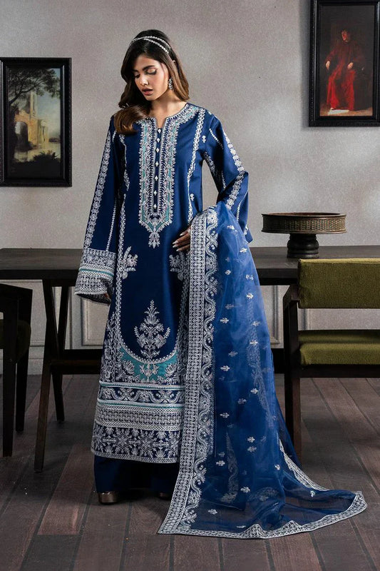 Picture of Freesia - Aqs Luxury Lawn Collection - HANIA-FS50120 - Unstitched - Available at Raja Sahib