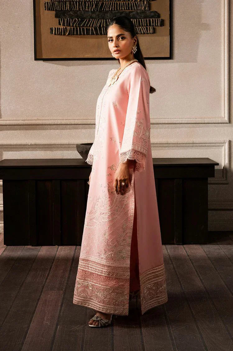 Picture of Freesia - Aqs Luxury Lawn Collection - HAMNA-FS50122 - Unstitched - Available at Raja Sahib