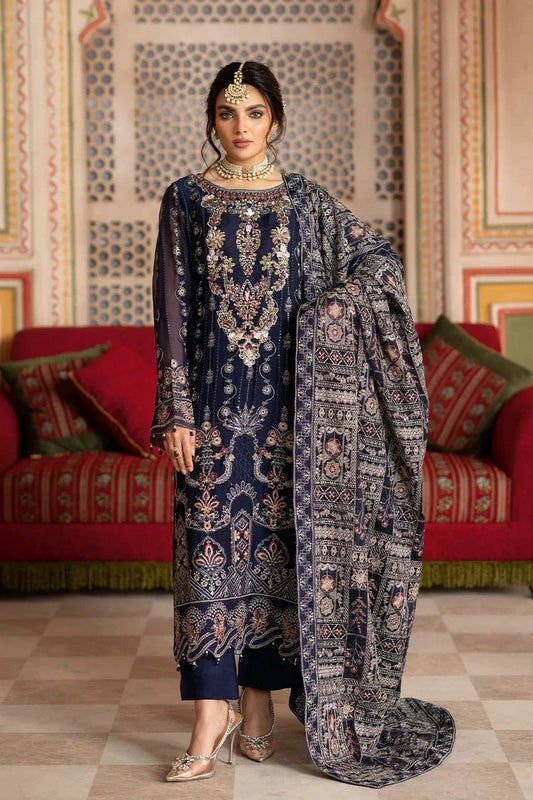 Picture of Ramsha - Dastan Luxury Chiffon Collection Vol 3 - T-306 - Unstitched - Available at Raja Sahib