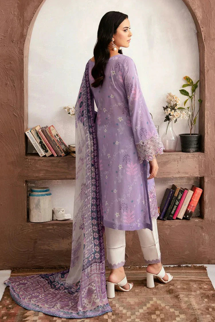 Picture of Ramsha - Rangrez Embroidered Lawn Collection Vol 7 - N-708 - Unstitched - Available at Raja Sahib