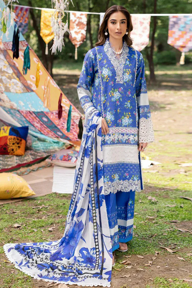 Picture of Rajbari - Schiffli Printkari Exclusive Lawn Collection - Schiffli Printkari-06 - Unstitched - Available at Raja Sahib