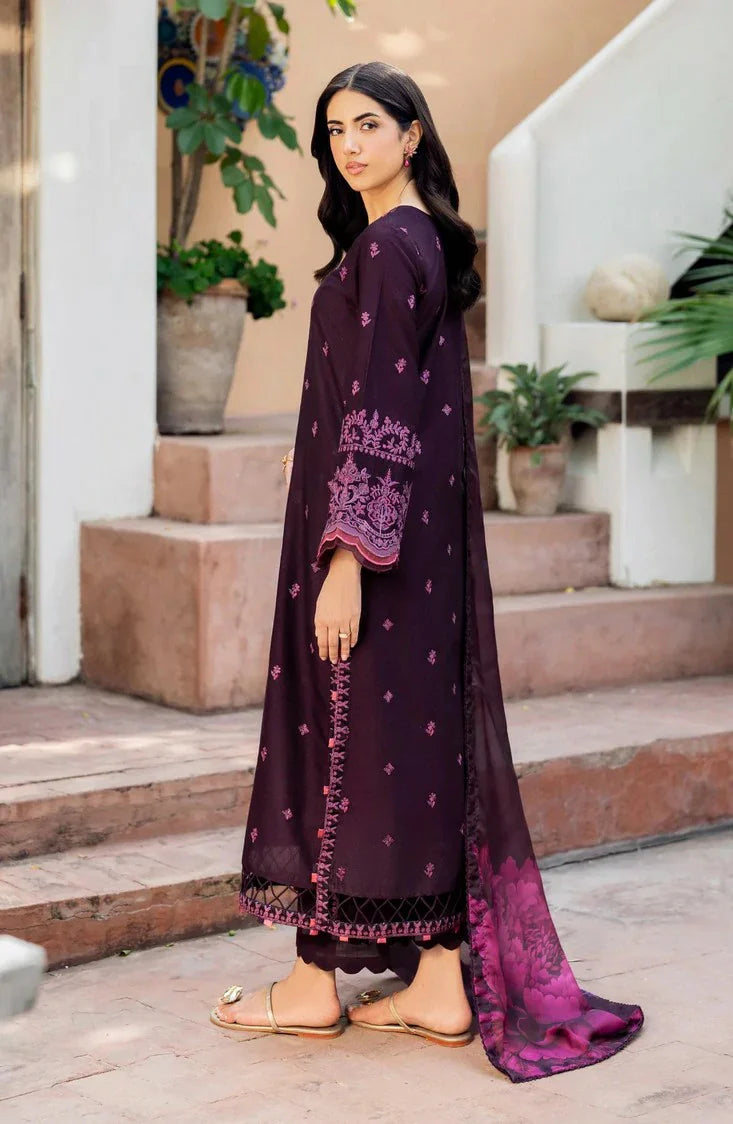 Picture of Zarif - Nura Textured Lawn Summer Essentials - 04 FAHA - Unstitched - Available at Raja Sahib