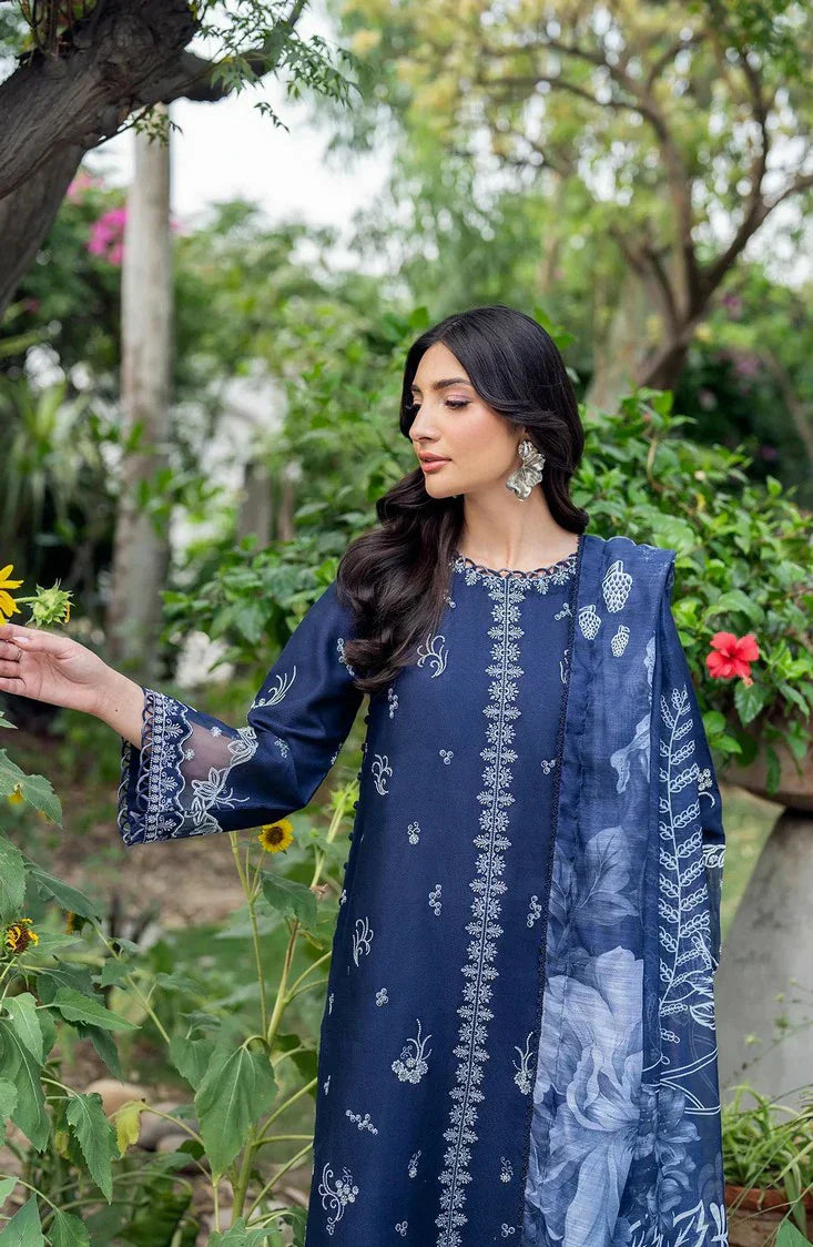 Picture of Zarif - Nura Textured Lawn Summer Essentials - 07 SEERUM - Unstitched - Available at Raja Sahib