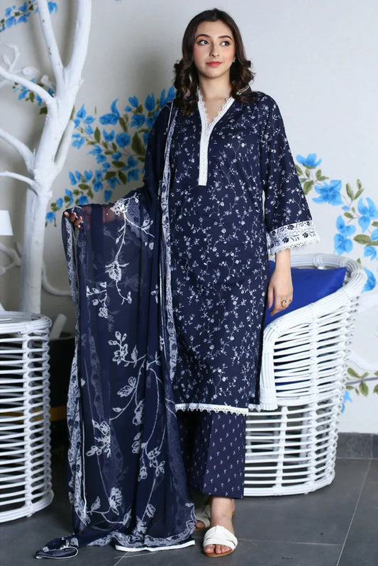 Picture of Zyna - Prints Collection - Design 02 - Unstitched - Available at Raja Sahib