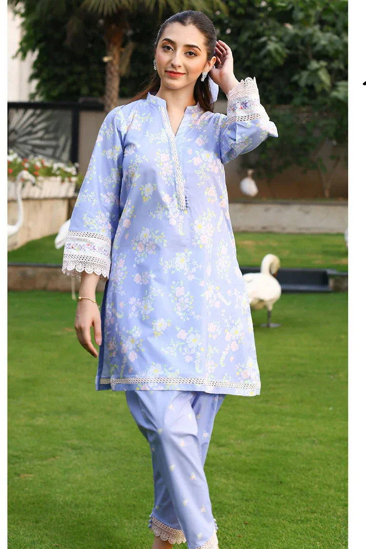 Picture of <!--aau-->Zyna - Prints Collection (2 PC) - 03 Ayzel - Unstitched - Available at Raja Sahib