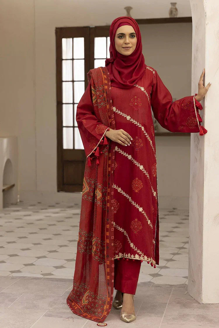 Picture of Gul e Zarki - Saffron Dua Collection - SLG-02 - Unstitched - Available at Raja Sahib