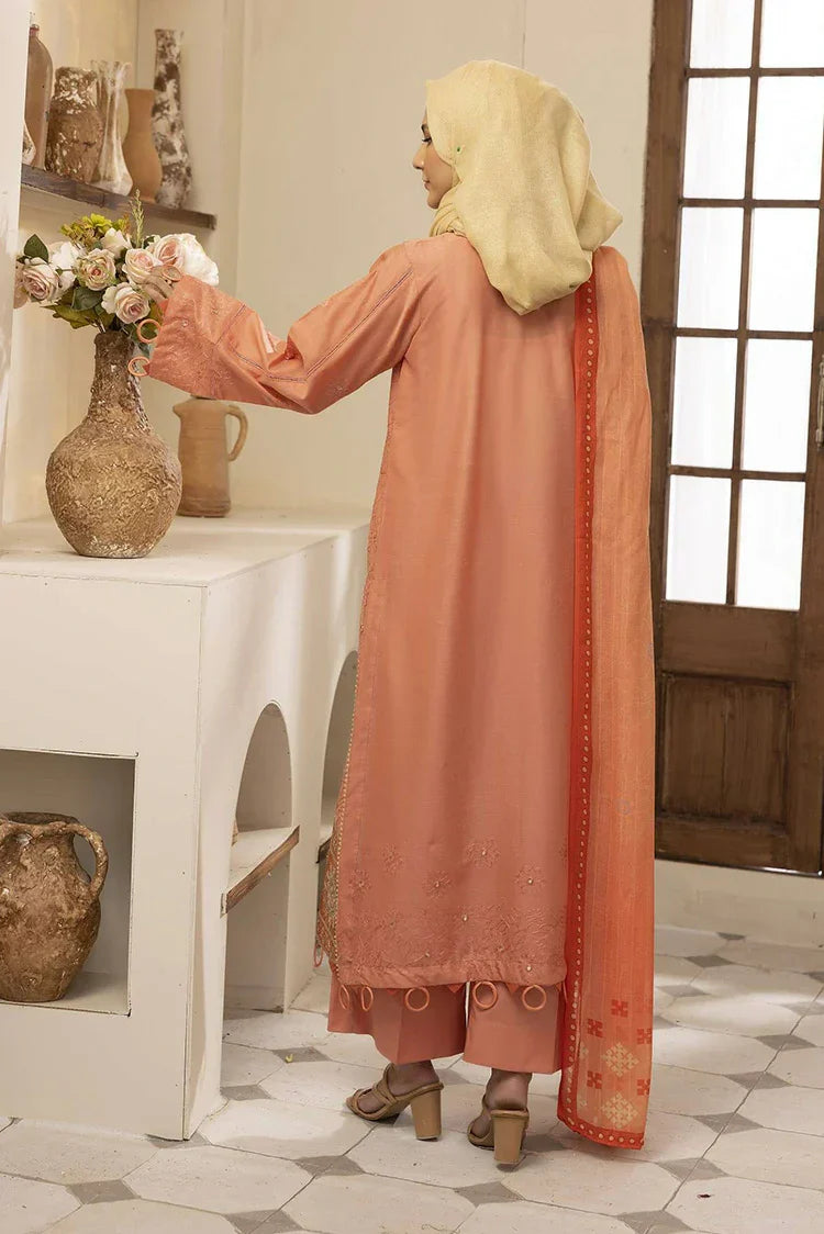 Picture of Gul e Zarki - Saffron Dua Collection - SLG-07 - Unstitched - Available at Raja Sahib