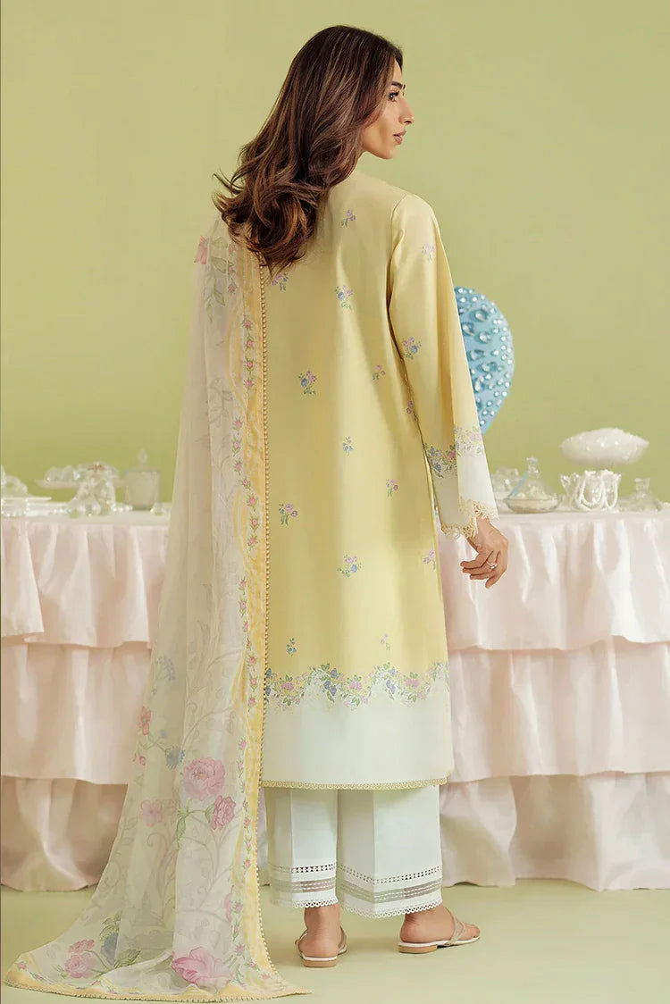 Picture of Seran - Daffodils Lawn Collection - 01 IZZY - Unstitched - Available at Raja Sahib