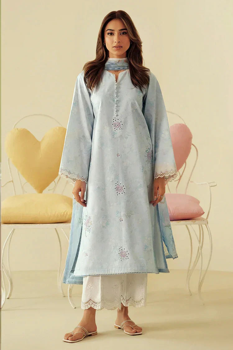 Picture of Seran - Daffodils Lawn Collection - 02 SKYLAR - Unstitched - Available at Raja Sahib