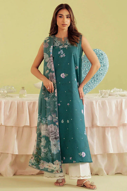 Picture of Seran - Daffodils Lawn Collection - 06 KYMA - Unstitched - Available at Raja Sahib