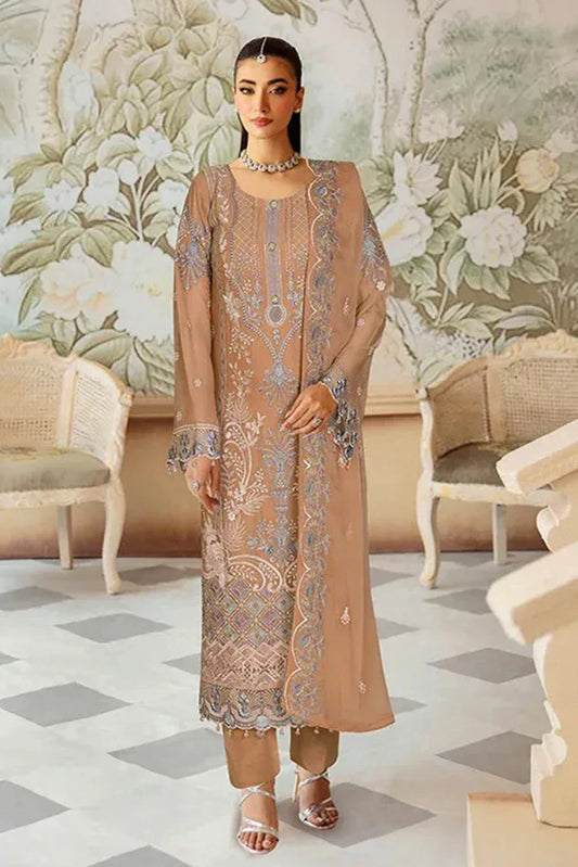 Picture of Ramsha - Sangeet Embroidered Chiffon Collection Vol 3 - B-308 - Unstitched - Available at Raja Sahib