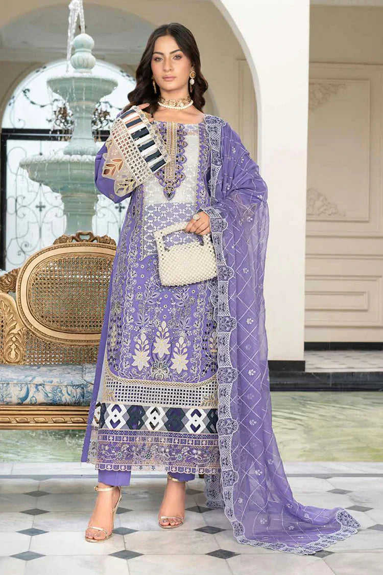 Picture of Janique - JJ Embellish Lawn Eid Collection Vol 9 - Design 02 - Unstitched - Available at Raja Sahib