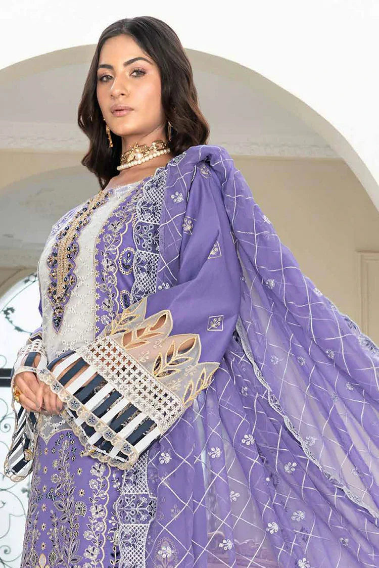 Picture of Janique - JJ Embellish Lawn Eid Collection Vol 9 - Design 02 - Unstitched - Available at Raja Sahib