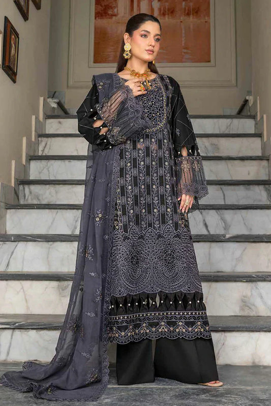 Picture of Janique - JJ Embellish Lawn Eid Collection Vol 9 - Design 04 - Unstitched - Available at Raja Sahib