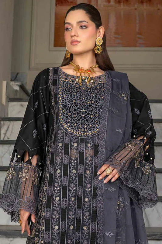 Picture of Janique - JJ Embellish Lawn Eid Collection Vol 9 - Design 04 - Unstitched - Available at Raja Sahib