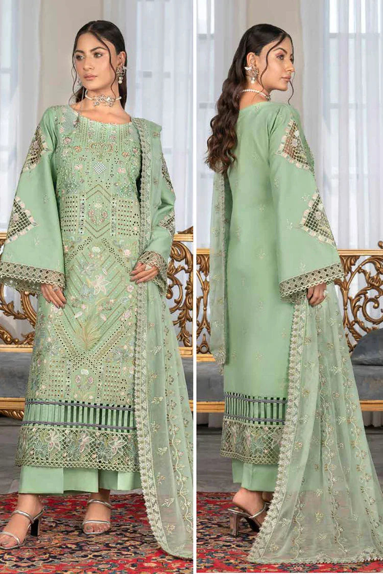 Picture of Janique - JJ Embellish Lawn Eid Collection Vol 9 - Design 07 - Unstitched - Available at Raja Sahib