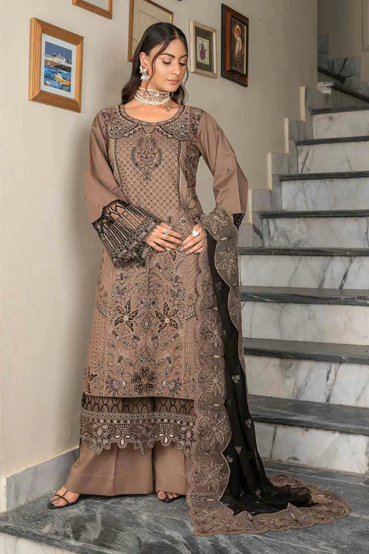 Picture of Janique - JJ Embellish Lawn Eid Collection Vol 9 - Design 08 - Unstitched - Available at Raja Sahib