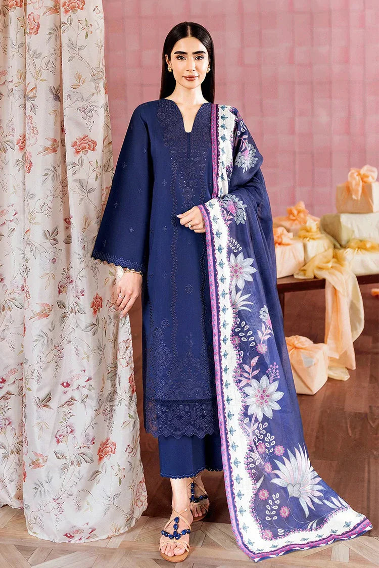 Picture of Seran - Luxury Lawn Collection - D-11 Saphie - Unstitched - Available at Raja Sahib