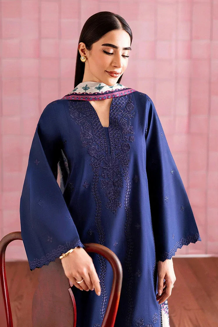 Picture of Seran - Luxury Lawn Collection - D-11 Saphie - Unstitched - Available at Raja Sahib