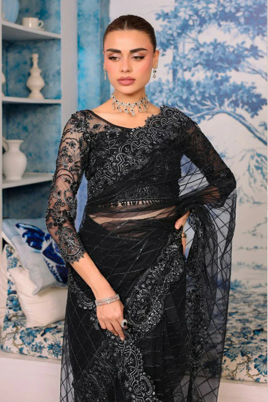 Picture of Signy - Elara Luxury Formal Collection - SG-01 Noir Elan - Unstitched - Available at Raja Sahib