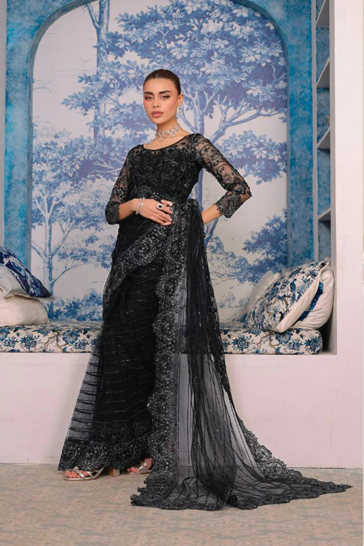 Picture of Signy - Elara Luxury Formal Collection - SG-01 Noir Elan - Unstitched - Available at Raja Sahib